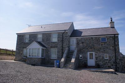 Rear view of Penial Fawr Farmhouse