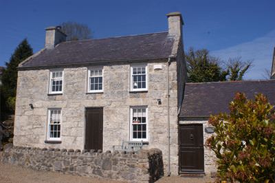 The remarkable stonework which was revealed and repointed with lime mortar on this farmhouse